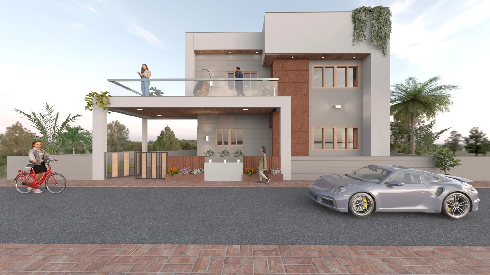 Modern Architectural Facade
