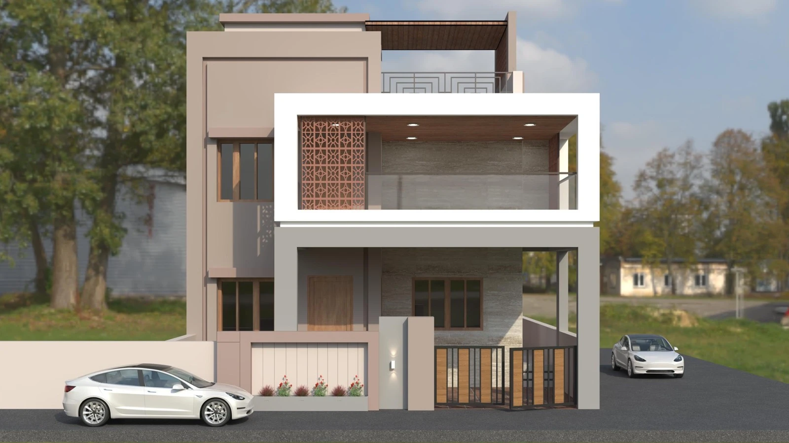 2D Elevation & Exterior Details