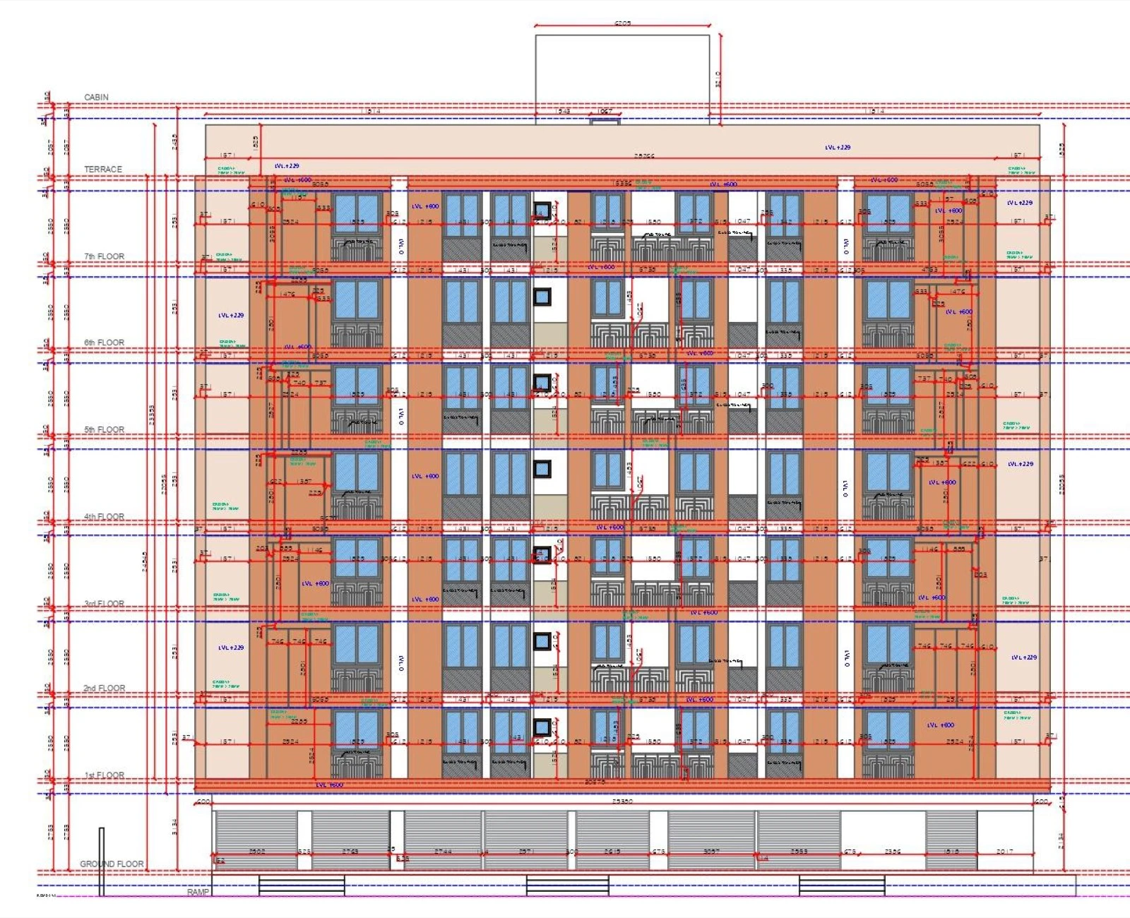 2D Elevation & Exterior Details